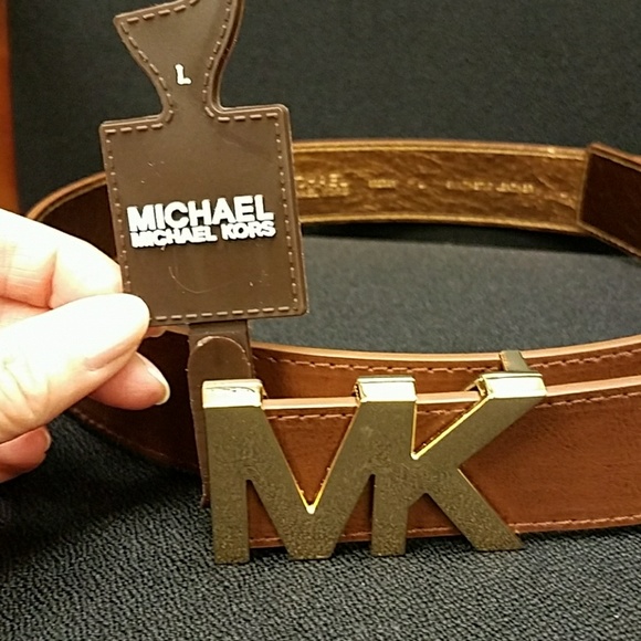 michael kors belt mens gold